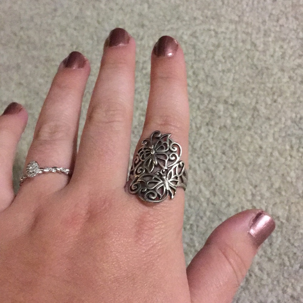 Sterling silver ring - Picture 2 of 2